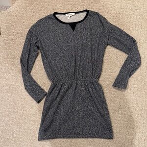 BCBGeneration Gray Long Sleeve Dress